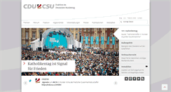 Desktop Screenshot of cducsu.de
