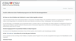 Desktop Screenshot of praktikum.cducsu.de