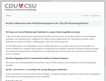 Tablet Screenshot of praktikum.cducsu.de